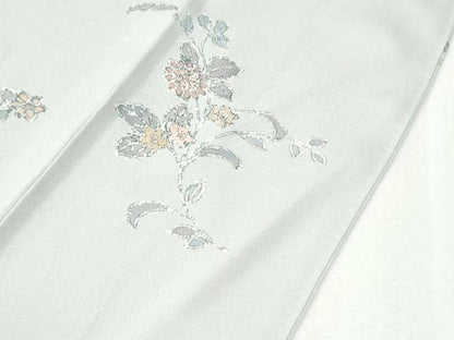 平和屋着物●訪問着　枝花文　正絹　逸品　CABK7516yc