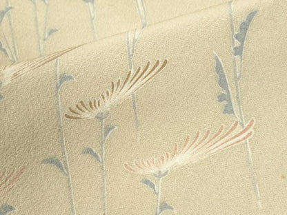 平和屋着物●上質な小紋　裏菊　正絹　逸品　CABK7521yc