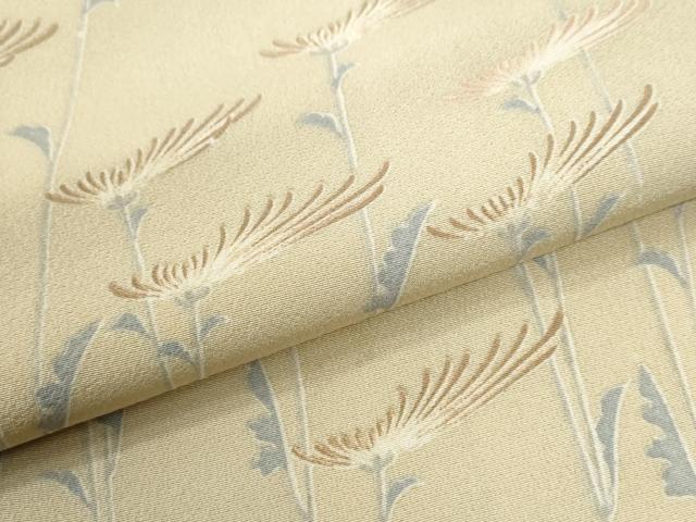 平和屋着物●上質な小紋　裏菊　正絹　逸品　CABK7521yc