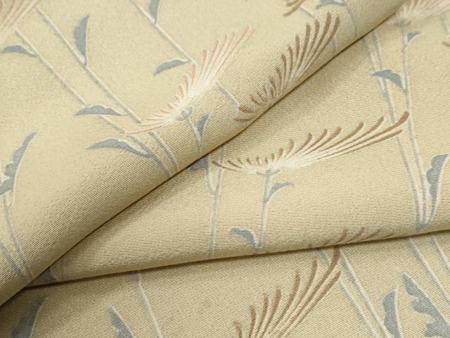 平和屋着物●上質な小紋　裏菊　正絹　逸品　CABK7521yc