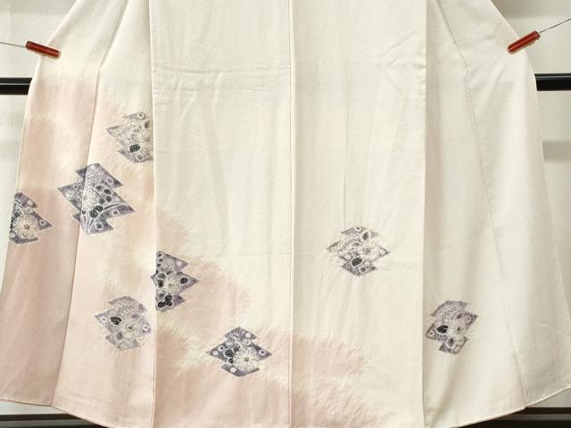 平和屋着物●訪問着　辻が花　絞り　暈し染め　正絹　逸品　CABK7522yc