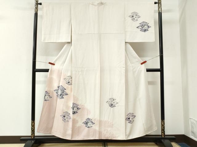 平和屋着物●訪問着　辻が花　絞り　暈し染め　正絹　逸品　CABK7522yc