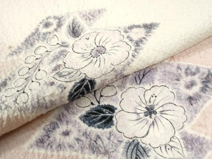 平和屋着物●訪問着　辻が花　絞り　暈し染め　正絹　逸品　CABK7522yc