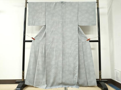 平和屋着物●江戸小紋　小花文　正絹　逸品　CABK7546yc
