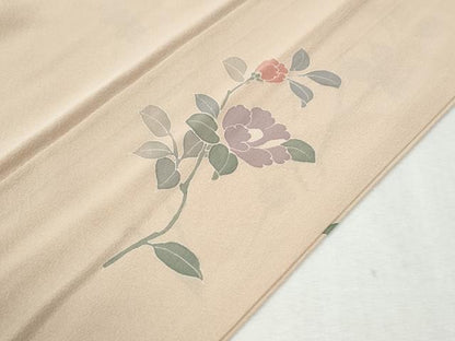 平和屋着物●訪問着　友禅　枝花文　正絹　逸品　CABK7565yc