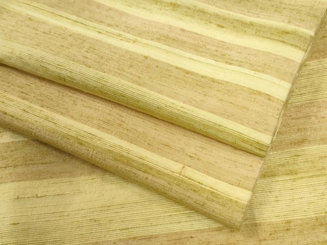 平和屋着物●上質な紬　霞文　正絹　逸品　CABK7568yc