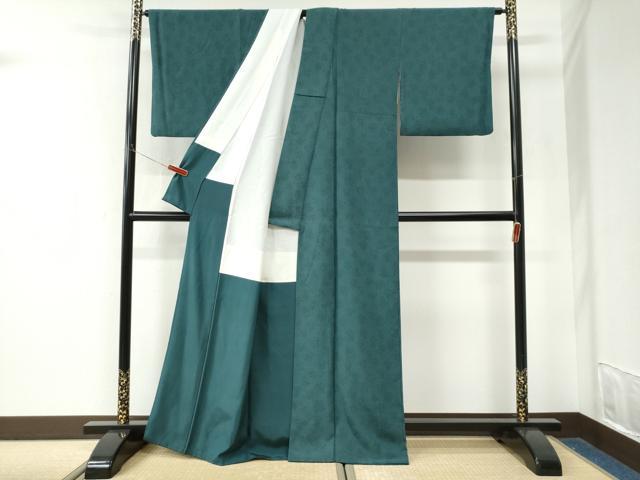 平和屋着物●重要無形文化財　人間国宝　中村勇二郎　江戸小紋　国宝平等院雲中供養菩薩像五十二　正絹　逸品　CABK7571yc
