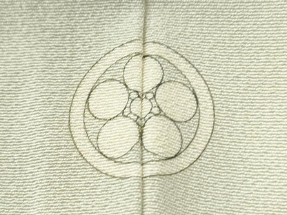 平和屋着物●豪華色留袖　総刺繍　翠山刺繍　雲取り風景文　暈し染め　金糸　正絹　逸品　CABK7582yc