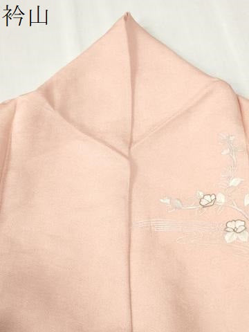 平和屋着物●訪問着　総絞り　流水枝花文　金糸　正絹　逸品　CABK7586yc