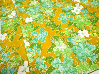 平和屋着物▼上質な小紋　枝花文　正絹　逸品　未使用　CABK7588yc