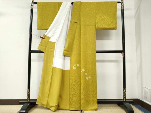 平和屋着物●豪華色留袖　牡丹花文　三越扱い　正絹　逸品　CABK7602yc