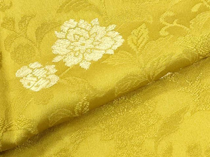 平和屋着物●豪華色留袖　牡丹花文　三越扱い　正絹　逸品　CABK7602yc