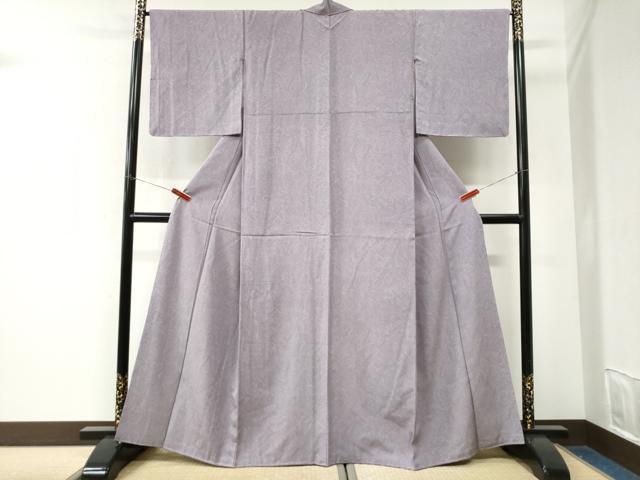 平和屋着物●上質な小紋　墨流し文様　正絹　逸品　未使用　CABK7603yc