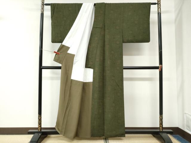 平和屋着物●重要無形文化財　人間国宝　中村勇二郎　江戸小紋　天女　正絹　逸品　CABK7614yc