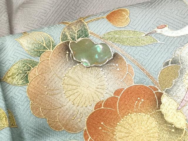 平和屋着物●訪問着　辻が花　螺鈿　暈し染め　金彩　正絹　逸品　CABK7618yc