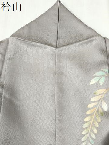平和屋着物●訪問着　辻が花　螺鈿　暈し染め　金彩　正絹　逸品　CABK7618yc