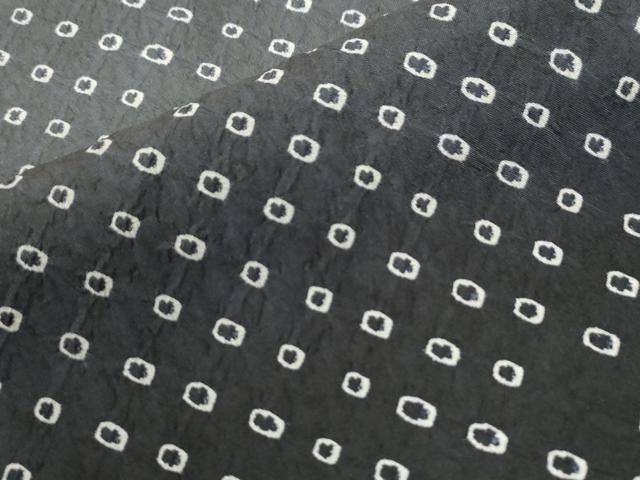 平和屋着物●本場縞大島紬　訪問着　総絞り　霞文　正絹　逸品　未使用　CABK7627yc