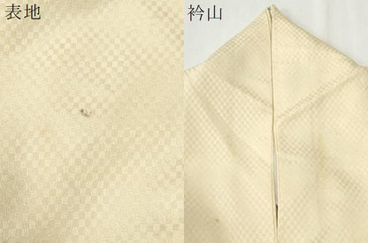 平和屋着物●訪問着　総刺繍　草花文　正絹　逸品　CABK7641yc