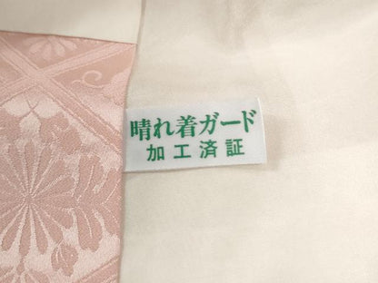 平和屋着物●豪華振袖　片輪車檜扇舞蝶鴛鴦花車文　金彩　正絹　逸品　CABK7646yc