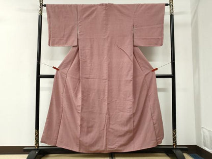 平和屋着物●白鷹お召　蚊絣　正絹　逸品　未使用　CABK7650yc