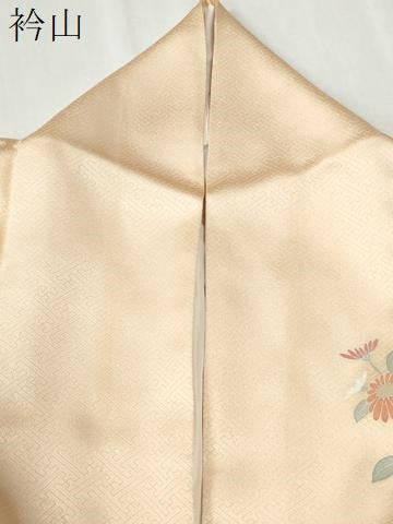 平和屋着物●訪問着　枝花文　暈し染め　金彩　正絹　逸品　CABK7654yc