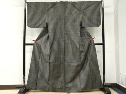 平和屋着物●本場大島紬　7マルキ　吉祥文　正絹　逸品　CABK7665yc