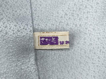 平和屋着物●訪問着　雪輪群鶴草花文　たたき染め　金彩　さが美扱い　正絹　逸品　CABK7673yc