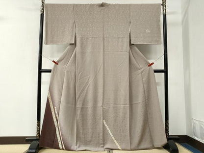 平和屋着物●訪問着　吉祥花文　暈し染め　金彩　正絹　逸品　CABK7675yc