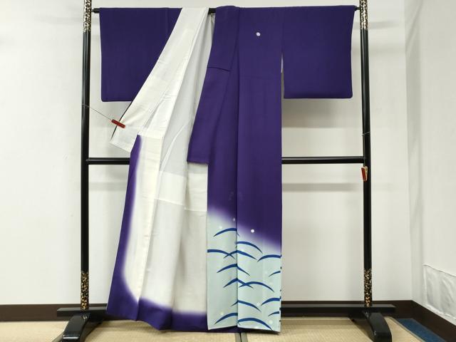 平和屋着物●豪華色留袖　露芝文　暈し染め　銀彩　正絹　逸品　CABK7679yc