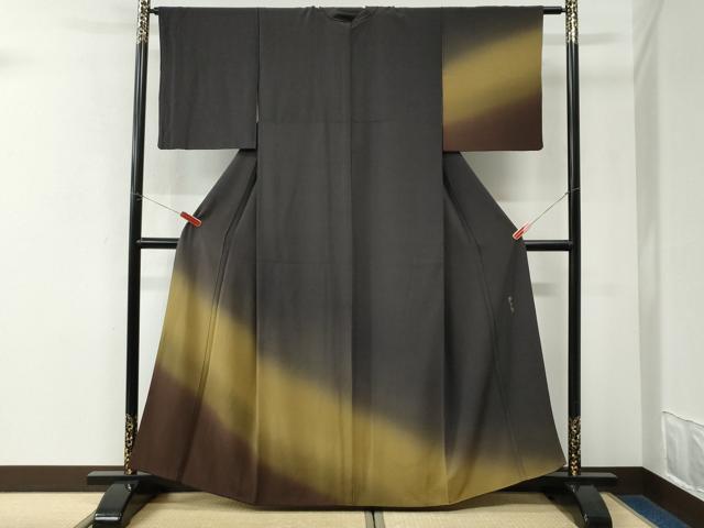 平和屋着物●訪問着　夢さくら　霞文　暈し染め　正絹　逸品　CABK7685yc