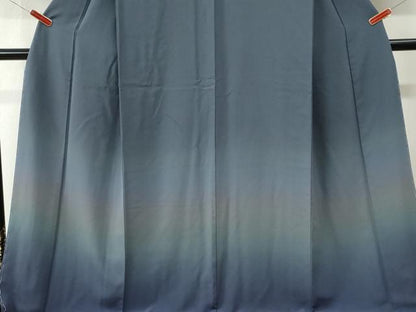 平和屋着物●訪問着　霞文　暈し染め　ロング丈　正絹　逸品　未使用　CABK7690yc