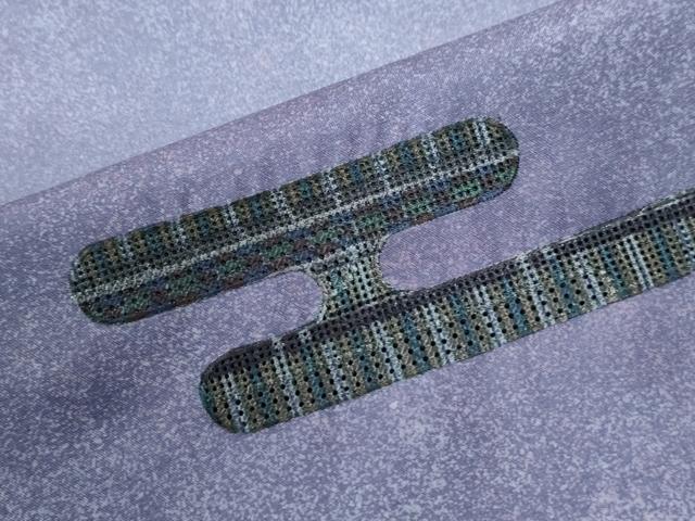平和屋着物●中国三大刺繍　スワトウ刺繍　訪問着　本場染大島紬　エ霞吉祥文　正絹　逸品　CABK7694yc