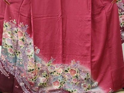平和屋着物●豪華振袖　辻が花　暈し染め　正絹　逸品　CABK7709yc