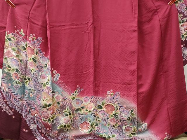 平和屋着物●豪華振袖　辻が花　暈し染め　正絹　逸品　CABK7709yc