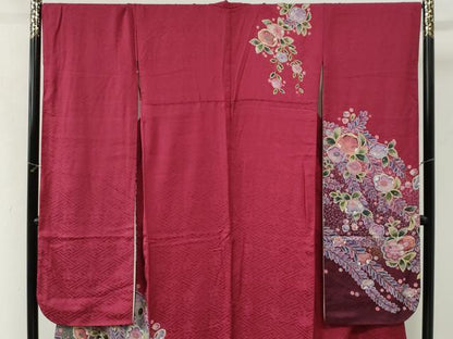 平和屋着物●豪華振袖　辻が花　暈し染め　正絹　逸品　CABK7709yc