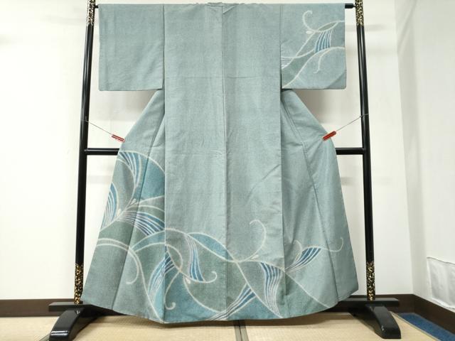 平和屋着物●訪問着　本場染大島紬　吉祥文　正絹　逸品　CABK7721yc