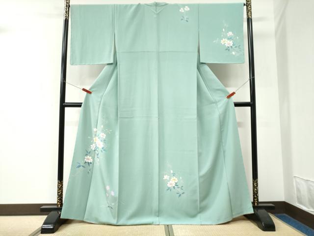 平和屋着物●訪問着　枝花文　金彩　正絹　逸品　未使用　CABK7735yc