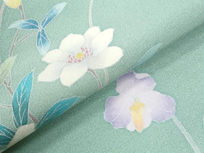 平和屋着物●訪問着　枝花文　金彩　正絹　逸品　未使用　CABK7735yc