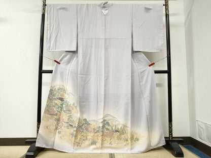 平和屋着物●豪華色留袖　作家物　寿光織　北山風情　暈し染め　金糸　正絹　逸品　未使用　CABK7752yc