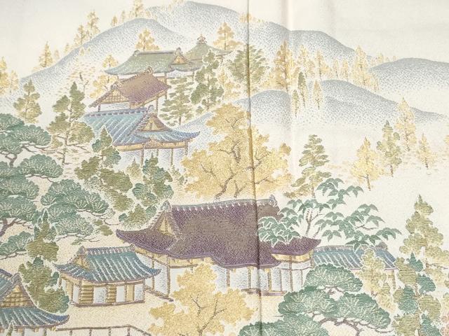 平和屋着物●豪華色留袖　作家物　寿光織　北山風情　暈し染め　金糸　正絹　逸品　未使用　CABK7752yc