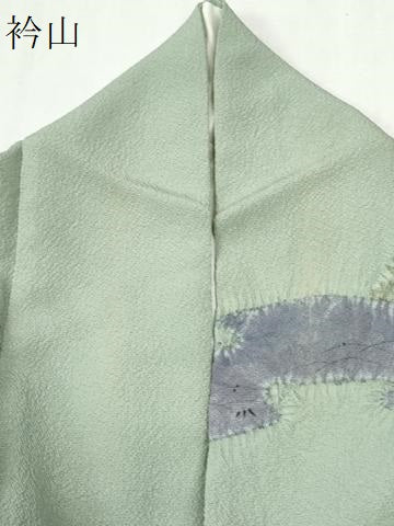 平和屋着物●十日町　名門　滝泰謹製　訪問着　辻が花　絞り　正絹　逸品　CABK7756yc