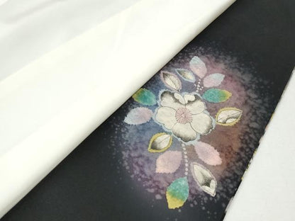 平和屋着物●豪華黒留袖　作家物　辻が花　絞り　暈し染め　正絹　逸品　CABK7759yc