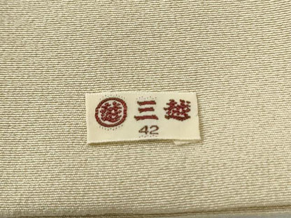 平和屋着物●本加賀友禅作家　柿本市郎　訪問着　枝桜文　三越扱い　正絹　逸品　CABK7766yc