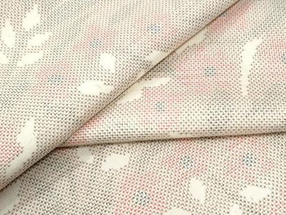 平和屋着物●本場大島紬　9マルキ　草花文　正絹　逸品　CABK7792yc