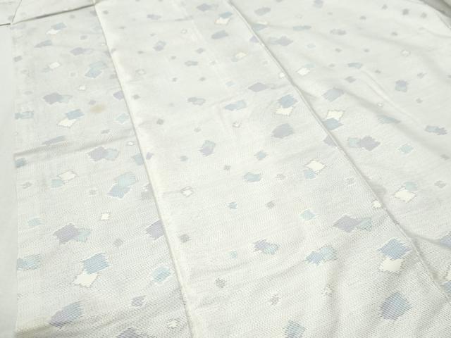 平和屋着物●本場大島紬　白大島　箔散らし　正絹　逸品　CABK7793yc