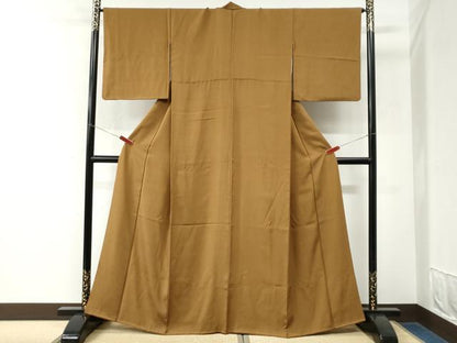 平和屋着物●江戸小紋　立分銅　正絹　逸品　CABK7805yc