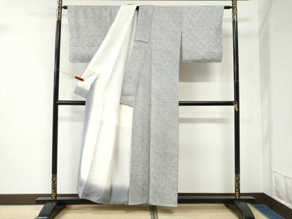平和屋着物●大変加工の良い総絞り小紋　正絹　逸品　未使用　CABK7828yc