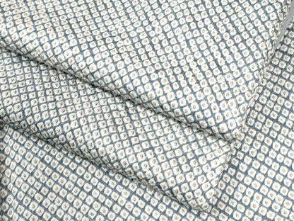 平和屋着物●大変加工の良い総絞り小紋　正絹　逸品　未使用　CABK7828yc
