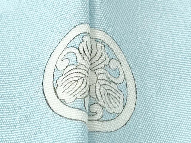 平和屋着物●上質な色無地　白藍色　正絹　逸品　未使用　CABK7837yc