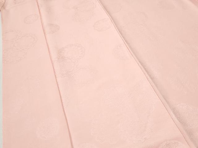 平和屋着物●上質な色無地　花唐草地紋　虹色　正絹　逸品　未使用　CABK7844yc